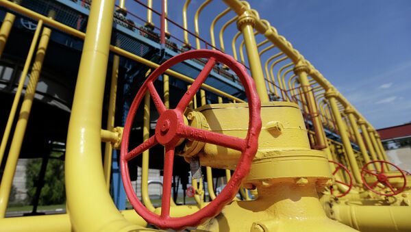 Газокомпрессорная станция в Словакии. Архивное фото Газокомпрессорная станция в Словакии. Архивное фото