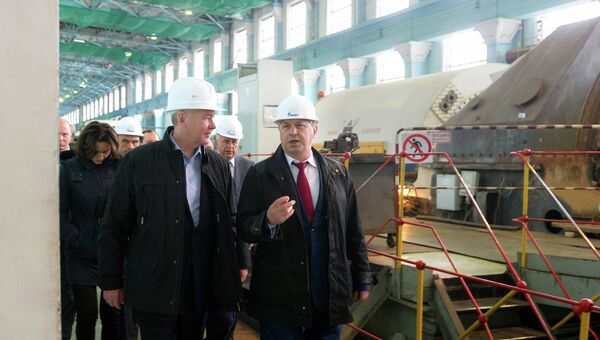 Сергей Собянин посетил ТЭЦ-12 ОАО Мосэнерго Сергей Собянин посетил ТЭЦ-12 ОАО Мосэнерго