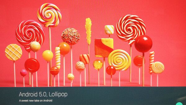Сайт новой ОС Android - Lollipop. Архивное фото Сайт новой ОС Android - Lollipop. Архивное фото
