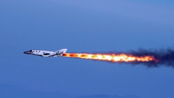 Суборбитальный корабль SpaceShip Two компании Virgin Galactic. Архивное фото Суборбитальный корабль SpaceShip Two компании Virgin Galactic. Архивное фото