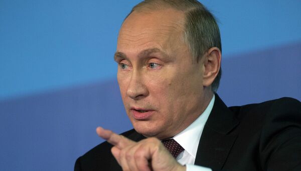 Президент России Владимир Путин. Архивное фото Президент России Владимир Путин. Архивное фото