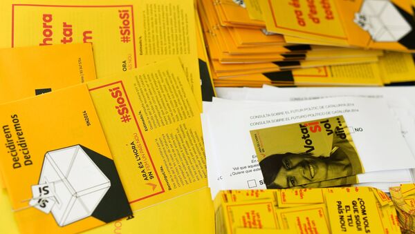 Подготовка к опросу о независимости Каталонии Подготовка к опросу о независимости Каталонии