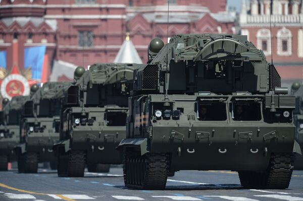 Зенитный ракетный комплекс Тор-М2У. Архивное фото Зенитный ракетный комплекс Тор-М2У. Архивное фото