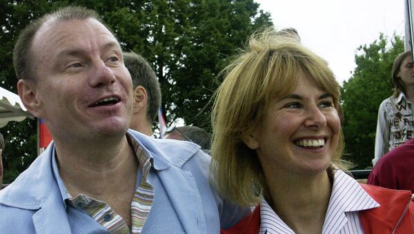 Владимир Потанин с бывшей женой Натальей. Архивное фото Владимир Потанин с бывшей женой Натальей. Архивное фото