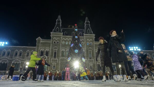 Открытие ГУМ Катка на Красной площади Открытие ГУМ Катка на Красной площади