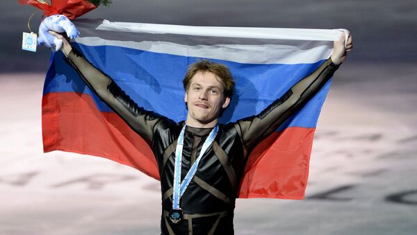 Сергей Воронов (Россия), завоевавший бронзовую медаль в произольной программе Сергей Воронов (Россия), завоевавший бронзовую медаль в произольной программе