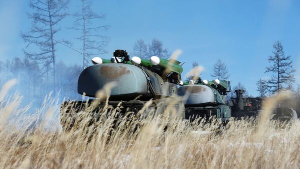 Зенитные ракетные комплексы Бук. Архивное фото Зенитные ракетные комплексы Бук. Архивное фото