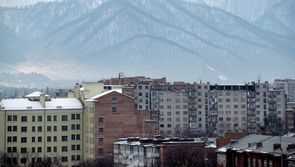 Вид города Владикавказа Вид города Владикавказа