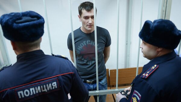 Оглашение приговора братьям Навальным в Замоскворецком суде. Архивное фото Оглашение приговора братьям Навальным в Замоскворецком суде. Архивное фото