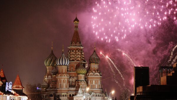 Празднование Нового года на Красной площади Празднование Нового года на Красной площади
