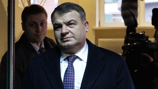 Бывший министр обороны Анатолий Сердюков в Пресненском суде Бывший министр обороны Анатолий Сердюков в Пресненском суде