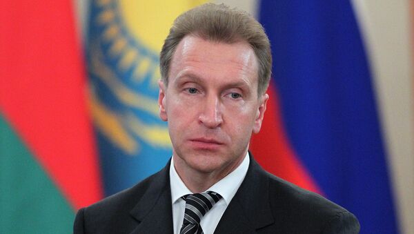 Первый заместитель председателя правительства РФ Игорь Шувалов. Архивное фото Первый заместитель председателя правительства РФ Игорь Шувалов. Архивное фото