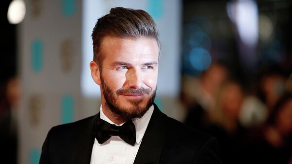 Дэвид Бекхэм на церемонии вручения премии BAFTA Дэвид Бекхэм на церемонии вручения премии BAFTA