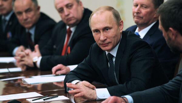 Президент РФ В.Путин встретился с представителями ветеранских организаций Президент РФ В.Путин встретился с представителями ветеранских организаций