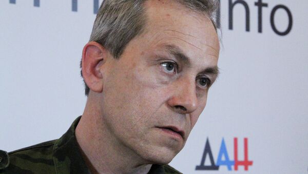 Заместитель командира ополчения Донецкой народной республики (ДНР) Эдуард Басурин. АРхивное фото Заместитель командира ополчения Донецкой народной республики (ДНР) Эдуард Басурин. АРхивное фото
