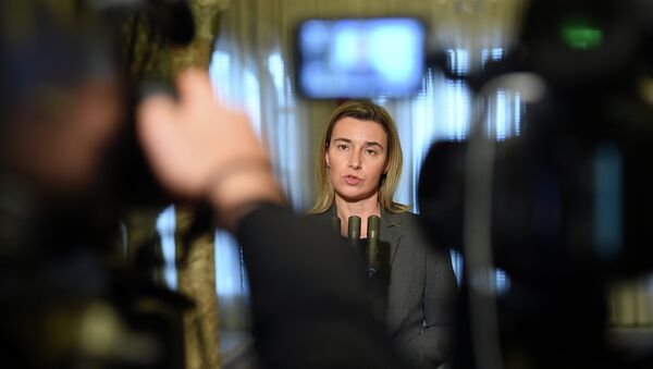 Глава европейской дипломатии Федерика Могерини. Архивное фото Глава европейской дипломатии Федерика Могерини. Архивное фото