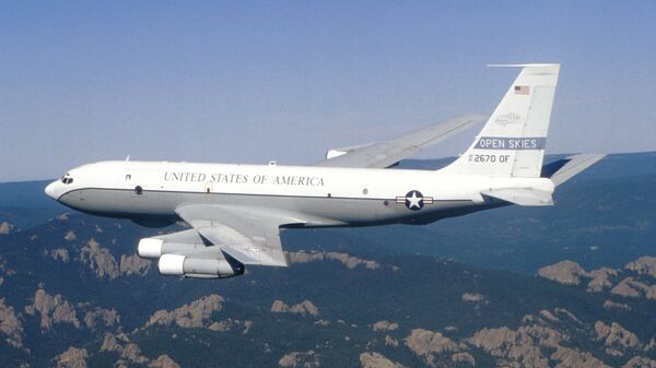 Американский самолет наблюдения Боинг ОС-135Б Американский самолет наблюдения Боинг ОС-135Б
