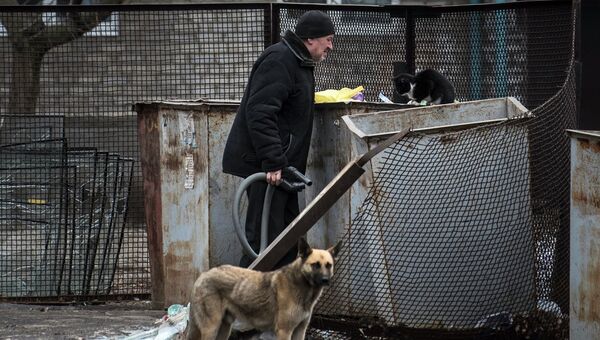 Ситуация в Авдеевке, Украина. Архивное фото Ситуация в Авдеевке, Украина. Архивное фото