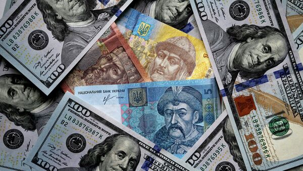 Денежные купюры и монеты США и Украины Денежные купюры и монеты США и Украины