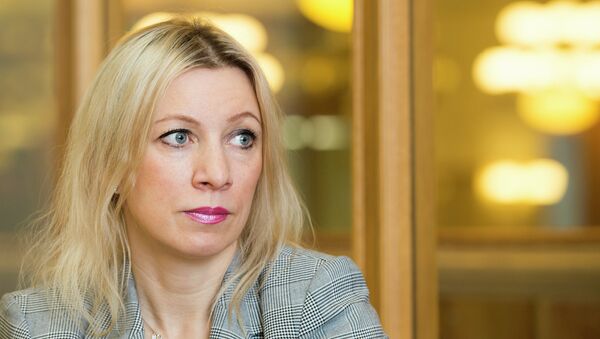 Заместитель директора Департамента информации и печати МИД РФ Мария Захарова. Архивное фото Заместитель директора Департамента информации и печати МИД РФ Мария Захарова. Архивное фото