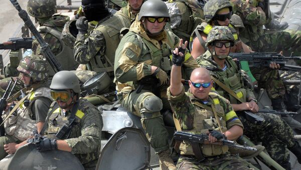 Украинские военные Украинские военные