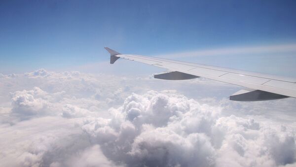 Вид из самолета Airbus A320 компании Germanwings. Архивное фото Вид из самолета Airbus A320 компании Germanwings. Архивное фото