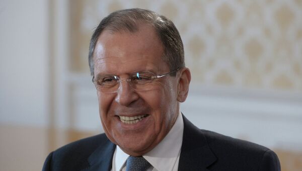 Министр иностранных дел России Сергей Лавров во время интервью гендиректору МИА Россия сегодня Д.Киселеву. Архивное фото Министр иностранных дел России Сергей Лавров во время интервью гендиректору МИА Россия сегодня Д.Киселеву. Архивное фото