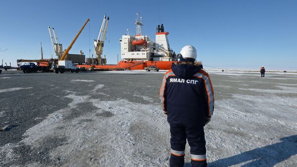Строительство завода по производству сжиженного природного газа на Ямале Строительство завода по производству сжиженного природного газа на Ямале