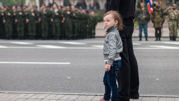 Репетиция Парада Победы в Донецке Репетиция Парада Победы в Донецке