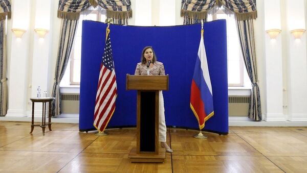 Помощник госсекретаря США Виктория Нуланд в Москве Помощник госсекретаря США Виктория Нуланд в Москве