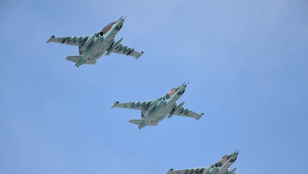 Штурмовики Су-25СМ. Архивное фото Штурмовики Су-25СМ. Архивное фото