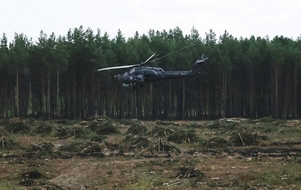 Вертолет Ми-28 потерпел крушение в Рязанской области Вертолет Ми-28 потерпел крушение в Рязанской области
