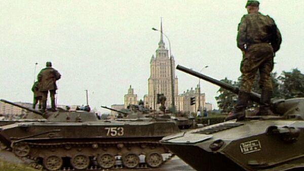 Августовский путч в Москве. Съемки 1991 года Августовский путч в Москве. Съемки 1991 года