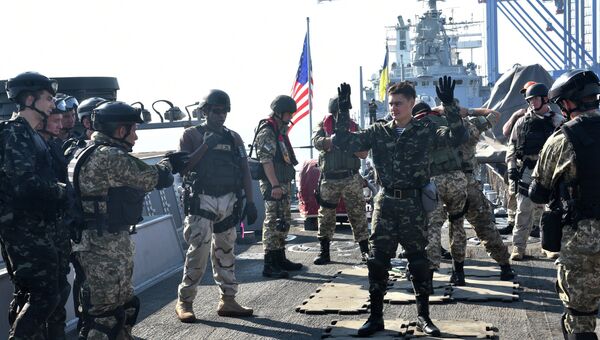 Украинско-американские военные учения Sea Breeze-2015 в Черном море Украинско-американские военные учения Sea Breeze-2015 в Черном море