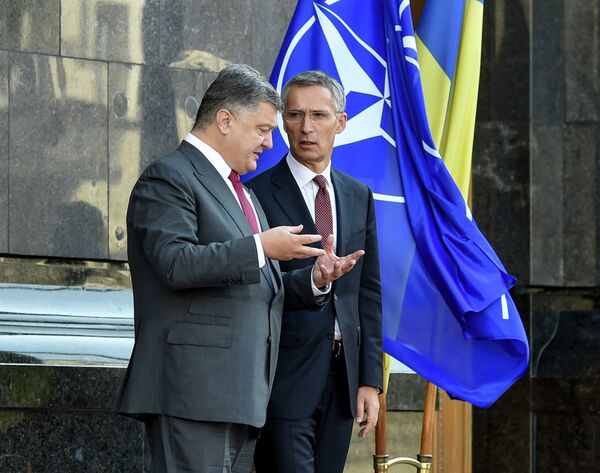 Президент Украины Петр Порошенко и генеральный секретарь НАТО Йенс Столтенберг Президент Украины Петр Порошенко и генеральный секретарь НАТО Йенс Столтенберг