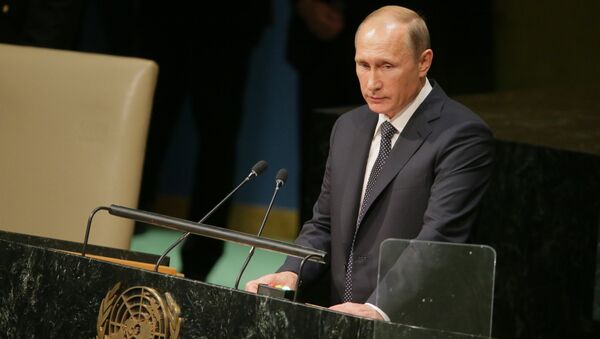 Президент РФ В.Путин принимает участие в 70-й сессии Генеральной Ассамблеи ООН Президент РФ В.Путин принимает участие в 70-й сессии Генеральной Ассамблеи ООН