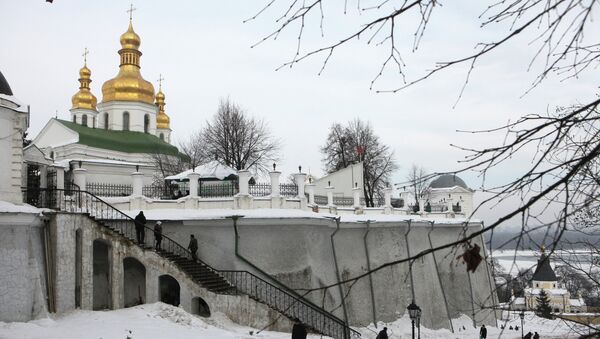 Киево-Печерская лавра. Архивное фото Киево-Печерская лавра. Архивное фото