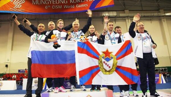 Сборная Вооруженных Сил России по фехтованию на Всемирных военных играх 2015 в Южной Корее Сборная Вооруженных Сил России по фехтованию на Всемирных военных играх 2015 в Южной Корее