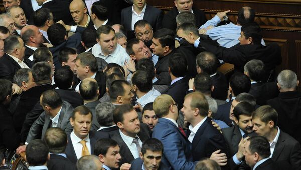 Драка в Верховной Раде Украины Драка в Верховной Раде Украины