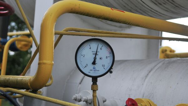 Манометр на объекте высокогорной газокомпрессорной станции Воловец в Закарпатской области, Украина. Архивное фото Манометр на объекте высокогорной газокомпрессорной станции Воловец в Закарпатской области, Украина. Архивное фото