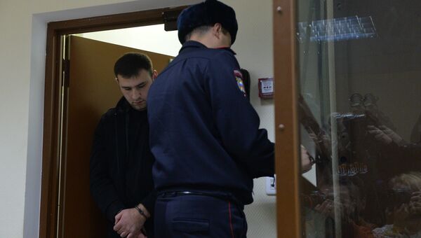 Охранник Амирана Георгадзе, подозреваемого в убийстве чиновников, а также местного жителя в Красногорске, Шота Элизбарашвили Охранник Амирана Георгадзе, подозреваемого в убийстве чиновников, а также местного жителя в Красногорске, Шота Элизбарашвили
