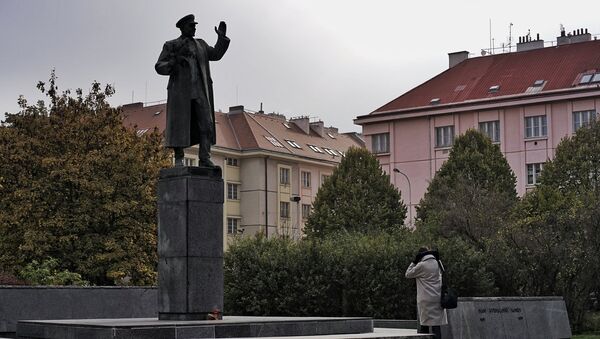 Памятник маршалу Коневу в Праге Памятник маршалу Коневу в Праге