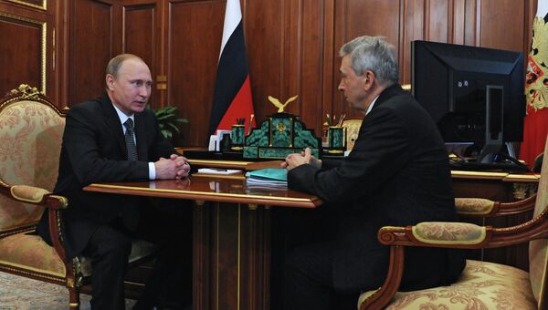 Рабочая встреча президента РФ В.Путина с президентом Российской академии медицинских наук И. Дедовым Рабочая встреча президента РФ В.Путина с президентом Российской академии медицинских наук И. Дедовым