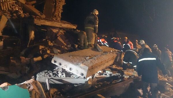 На месте взрыва бытового газа в жилом доме в Хабаровском районе Хабаровского края На месте взрыва бытового газа в жилом доме в Хабаровском районе Хабаровского края