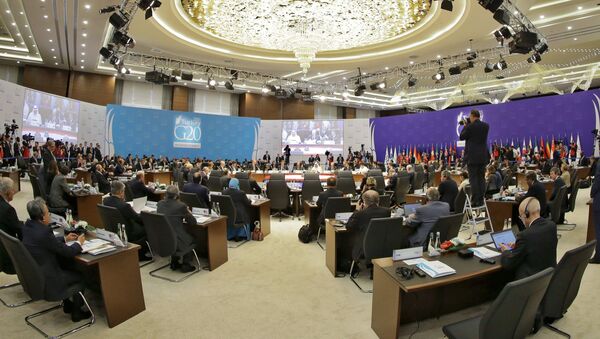 Участники саммита G20 в турецкой Анталье Участники саммита G20 в турецкой Анталье