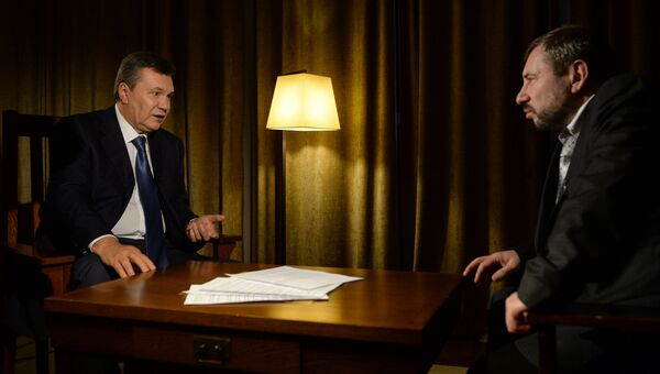 Бывший президент Украины Виктор Янукович и Захар Виноградов Бывший президент Украины Виктор Янукович и Захар Виноградов
