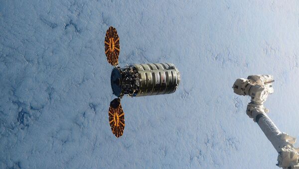Космический корабль Cygnus. Архивное фото Космический корабль Cygnus. Архивное фото