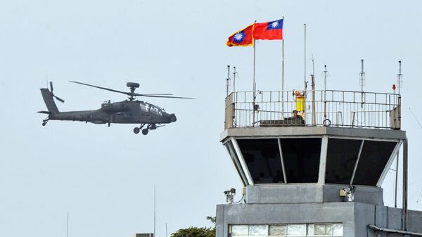 Вертолёт производства США AH-64E Apache ВВС Тайваня Вертолёт производства США AH-64E Apache ВВС Тайваня