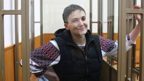 Украинская летчица Надежда Савченко. Архивное фото Украинская летчица Надежда Савченко. Архивное фото