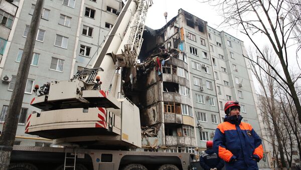 Последствия взрыва газа в жилом доме в Волгограде. Архивное фото Последствия взрыва газа в жилом доме в Волгограде. Архивное фото